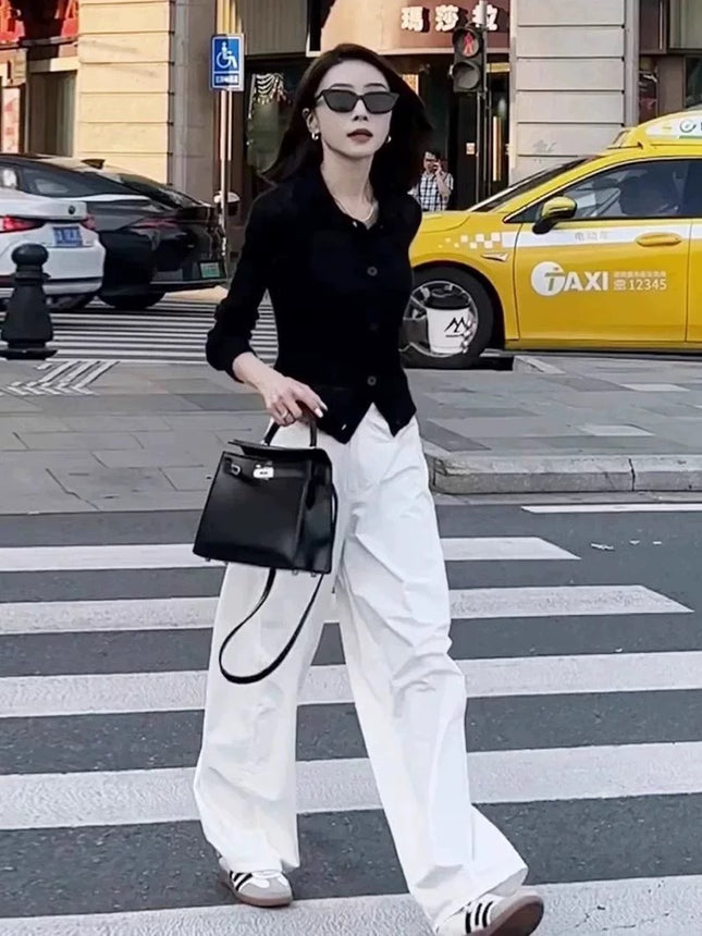 2024 new set of early autumn atmosphere Korean drama female owners commute to work wear autumn suit women's clothing