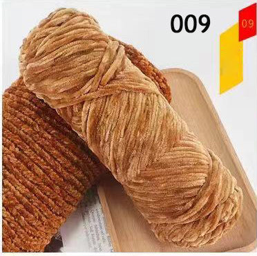 100g Chenille Velvet Thick Yarn Ball for Hats, Scarves, Sweaters, Crochet Shoes, DIY Knitting Materials, Hand Knitting