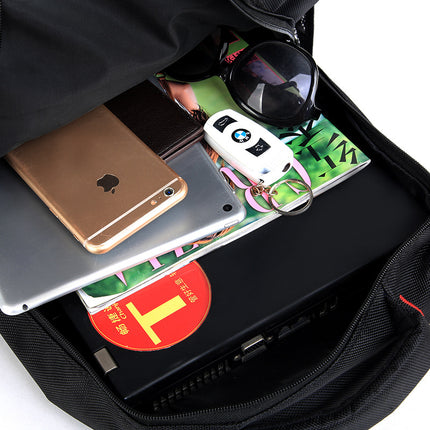Cross-Border Backpack 2024 New Men's Business Commuter Computer Bag Large Capacity Leisure Travel College Student Backpack