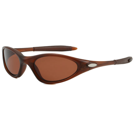 European and American Cross-Border Sunglasses for Men and Women Tr Retro Oval Round Frame Outdoor Cycling and Driving Sunglasses Minute