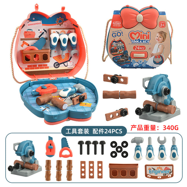 Children's Play House Girl Kitchen Tools Medical Tools Satchel Makeup Storage Kindergarten Gift Set Toy Educational