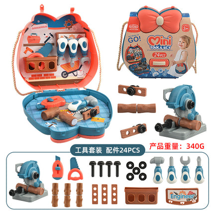 Children's Play House Girl Kitchen Tools Medical Tools Satchel Makeup Storage Kindergarten Gift Set Toy Educational