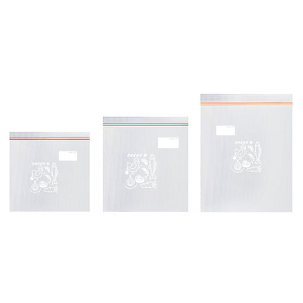 Double-gluten Fresh-keeping Bag Food Sealed Bag Vegetable and Fruit Refrigerated Storage Bag Food Classification Sealed Refrigerator Fresh-keeping Bag