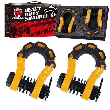 Factory direct cross-border hot off-road car trailer coupler large 3/4 bow shackle 8 tons modified car accessories