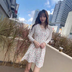 8871 white suspender skirt + 8871 sun protection clothing / S
