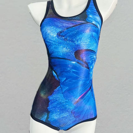 Korean Racing Swimsuit Swimming Pool Special 2025 New Swimming Quick-Drying Training Sports One-Piece Women's Swimsuit