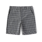 (shorts)-grey plaid / XS155