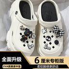 White 6cm [bow tie bear] / 38-39 [37-38 Foot Shoot]]