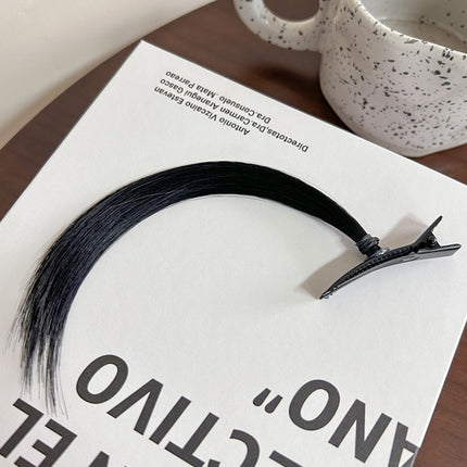Cute Dick Hair Clip Wig Small Braid Headdress Hair Clip Female Anime Suwon Qianhe Same Style Duckbill Bangs