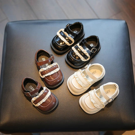 Baby Girl Spring Shoes Breathable Small Leather Shoes 2-Year-Old Princess Shoes Girls Shoes Soft Sole Toddler Shoes Baby Shoes 3