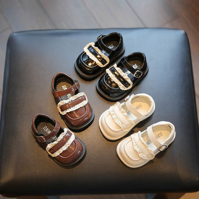 Baby Girl Spring Shoes Breathable Small Leather Shoes 2-Year-Old Princess Shoes Girls Shoes Soft Sole Toddler Shoes Baby Shoes 3