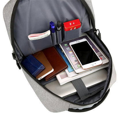 Cross-border computer bag 15-16 inch men's large-capacity travel usb computer backpack business printable logo shoulder bag