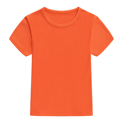 Summer Kindergarten Class Uniform Printed Primary School Student Summer Camp Quick-Drying T-Shirt Children's Day Advertising Shirt Kidsren's T-Shirt Customization