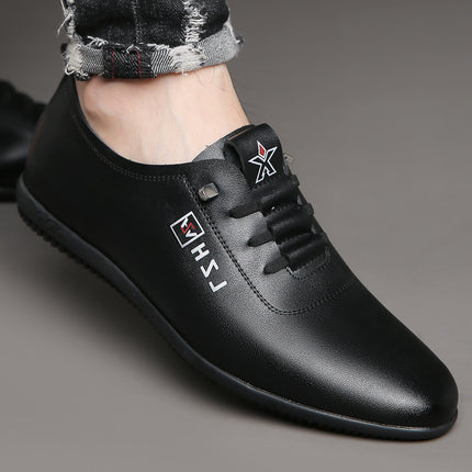 Summer Slip-on Breathable White Shoes Men's All-match Casual Soft Bottom Driving Shoes Lightweight Bean Shoes Soft Top Men's Shoes