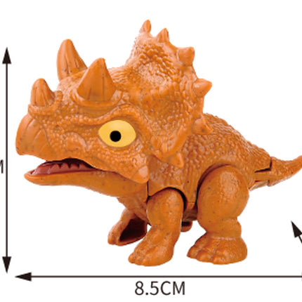 Cross-border Hot Finger-biting Dinosaur Toy Finger-biting Dinosaur Pterosaur Model Joint Movable Mini Dinosaur Gashapon Machine