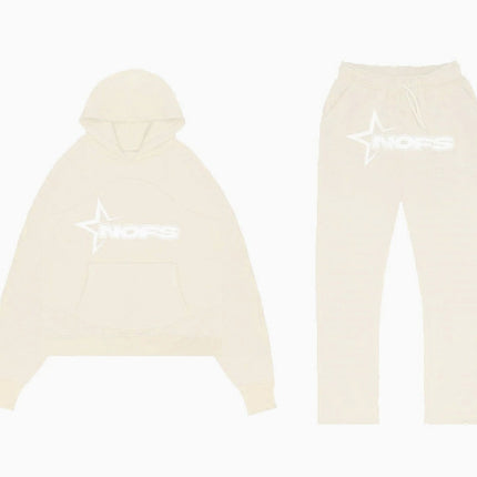Y2K New Long Sleeve Noes Hoodie Suit Sweatshirt Two-Piece Punk Band Rock Clothing Streetwear
