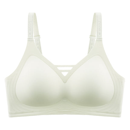 Traceless Comfortable Lightweight Underwear Women's Soft Support Push-up Pull-up Anti-sagging Fixed Cup Bra
