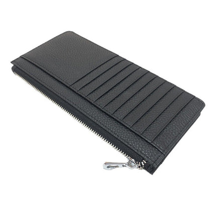 Women's Genuine Leather Fashion Long Zipper Mobile Phone Wallet High-grade Cowhide Men's Large Capacity Card Bag Two-in-One in stock