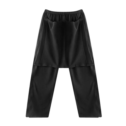 Bedridden Leg Fracture Adult Incontinence Care Open Crotch Pants Summer Autumn and Winter Cotton Men and Women's Bed Easy-to-Wear and Unisex Maternity Pants