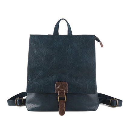 European and American Retro Cowhide Backpack Cross-border Outdoor Large Capacity Backpack Work Commuter Shoulder Bag Multifunctional Women's Bag