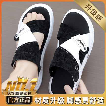 Men's Sandals Summer 2025 New Outer Wear Wear-Resistant Vietnamese Beach Slippers Sports Driving Sandals
