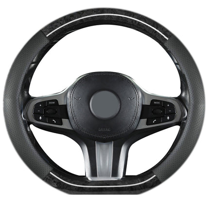 2024 new peach wood grain car steering wheel cover factory direct sales of a generation of hair