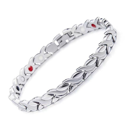 Temu Cross-Border Detachable Magnetic Bracelet European and American Fashion Unisex Couple Magnetic Bracelet Adjustable Watch Chain