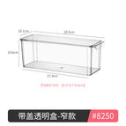 8250. transparent box with lid-narrow style 1 pet high transparency