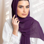 Dark Violet / 180*70cm (Pearl chiffon)