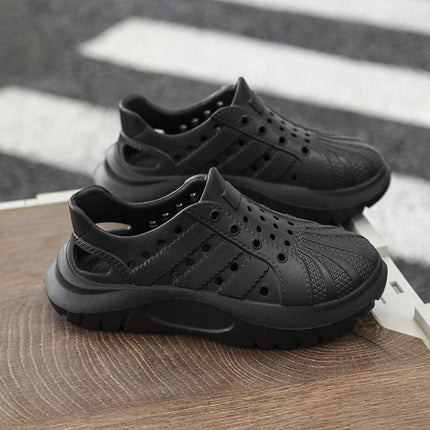 2025 New Style Hole Shoes for Men and Women Couple Wading Non-slip Waterproof Light Outdoor Wear Baotou Sandals Beach Shoes