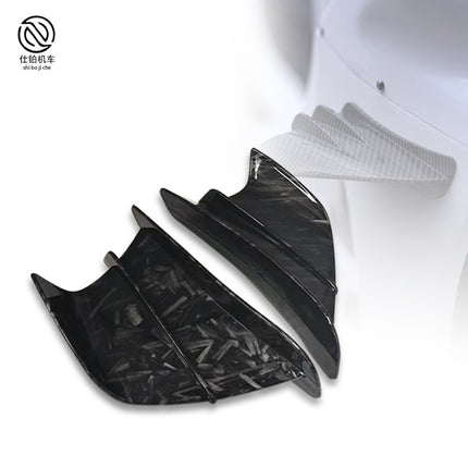 Motorcycle Modification Parts Suitable for Yamaha Universal Carbon Fiber Fixed Wing Aerodynamic Wing Deflector Side Wind Knife