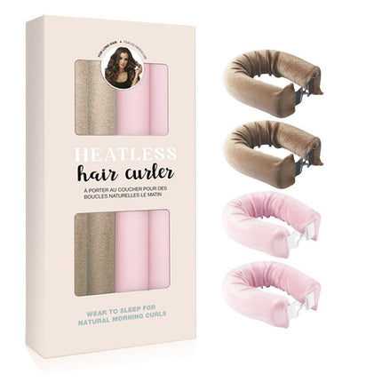 Cross-border new thick lazy sleeping non-hot curly hair curler European and American simple hair curler hook in stock wholesale