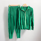 green / jacket