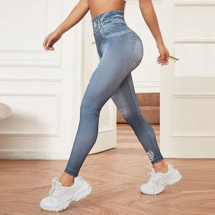 American Style Sports Style Yoga Pants Nine Points Women's Hip Yoga Pants Women's Yoga Pants Peach Hip Seamless Fitness Pants