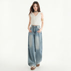 Vintage blue trousers / XS
