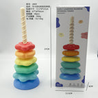 Macaroon color rainbow turn turret [English color box]]