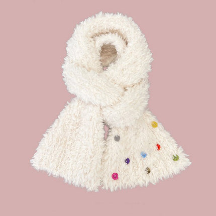 Thickened winter women's plush fisherman hat color matching black and white striped plush knitted wool basin hat warm hat