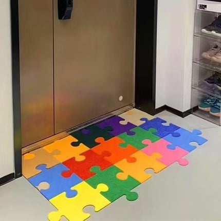Felt Floor Mat Puzzle Ins-Style Entrance Door Mat Wall Decoration Background Wall Soundproofing Board Felt Wall Sticker