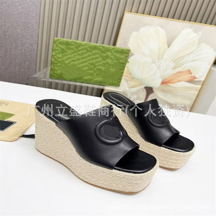 Women's Sandals 2025 Spring and Summer New Korean Style Platform Sole Women's Shoes Thick Sole Round Toe Small Sandals for Women