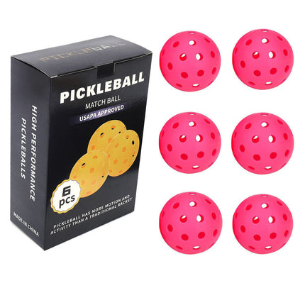 Cross-border hot-selling peak ball 40 hole ball hole ball pickleballs74mm roll injection luminous ball color box