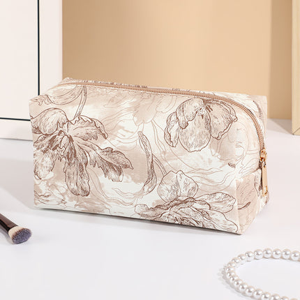 Large-Capacity Transparent Cosmetic Bag Three-Piece Set, Portable Toiletry Storage, Transparent Cosmetic Bag Three-Piece Set for Home Storage