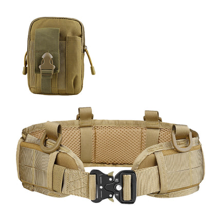 Cross-Border Cobra Buckle Tactical Waist Belt Set Outdoor Multi-Functional Nylon Quick-Release Belt Real-Life Cs Outer Belt