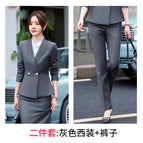 Gray suit + pants / S