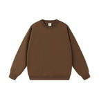 Round neck style-brown / S