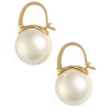 Qingdao Wholesale European and American Fashion Sense Earrings French Baroque Earrings Women Internet Celebrity Elegant Big Pearl Earrings presale