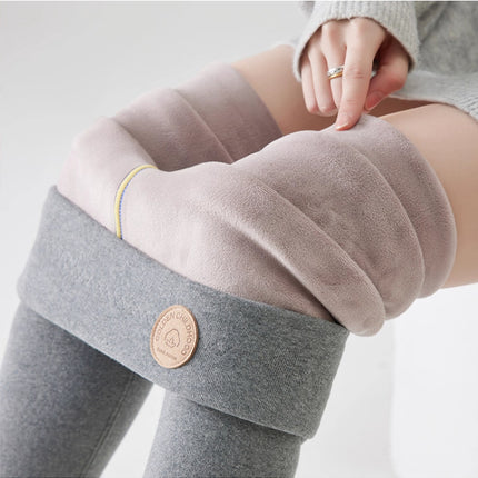 Fleece-Lined Leggings for Women, 2025 Winter Thick Cotton Pants, Fleece Pants, Plus-Size Extra Thick Lamb Fleece Thermal Pants, Autumn Pants
