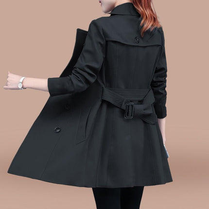 Women's Windbreaker 2025 Autumn New Style Short Slim Fit Women's Coat Mid-Length Waistcoat