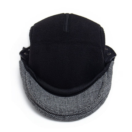High-grade wool and woolen forward painter hat men's autumn and winter beret retro middle-aged and old peaked cap thick