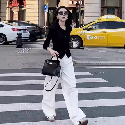 2024 new set of early autumn atmosphere Korean drama female owners commute to work wear autumn suit women's clothing