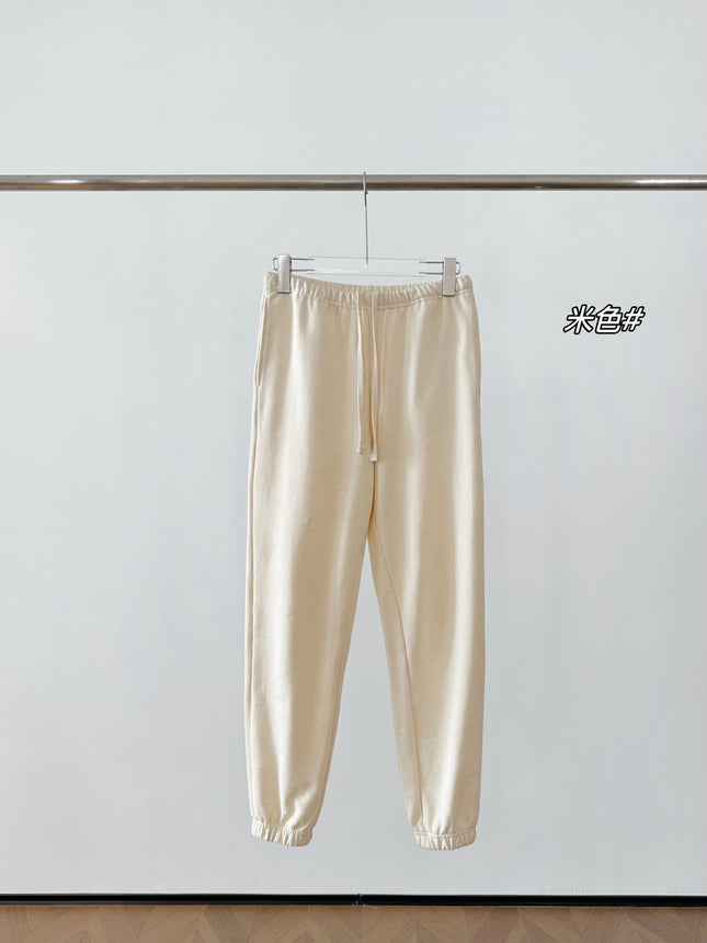 Popular Spring New Dopamine Color Sweatpants Solid Color Versatile Casual Slimming Terry Women's Sports Pants